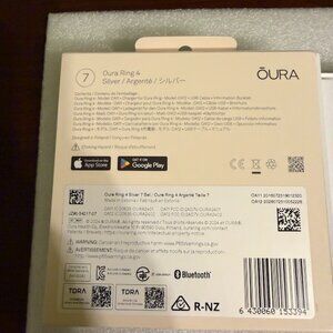 Oura ring 4 (silver, size 7)